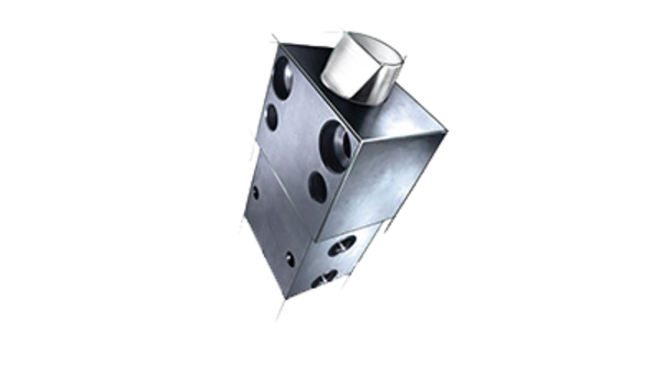 Block Cylinder with wedge clamping element